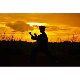 Emang paling enak latihan tuh background nya langsung suasana Alam Lestari. Olah Rasa. Setuju? #ThisSilat