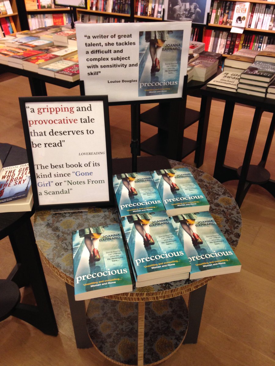 JoannaBarnard76's tweet image. Thanks @WaterstonesFarn for great support for #precocious!