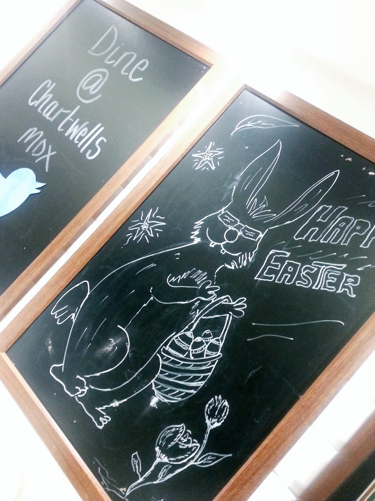 middlesexfood's tweet photo. When members of staff have hidden talents. Thank you Samir for your drawing... @MiddlesexSU #cakehunt this week https://t.co/q1DKbGGG02