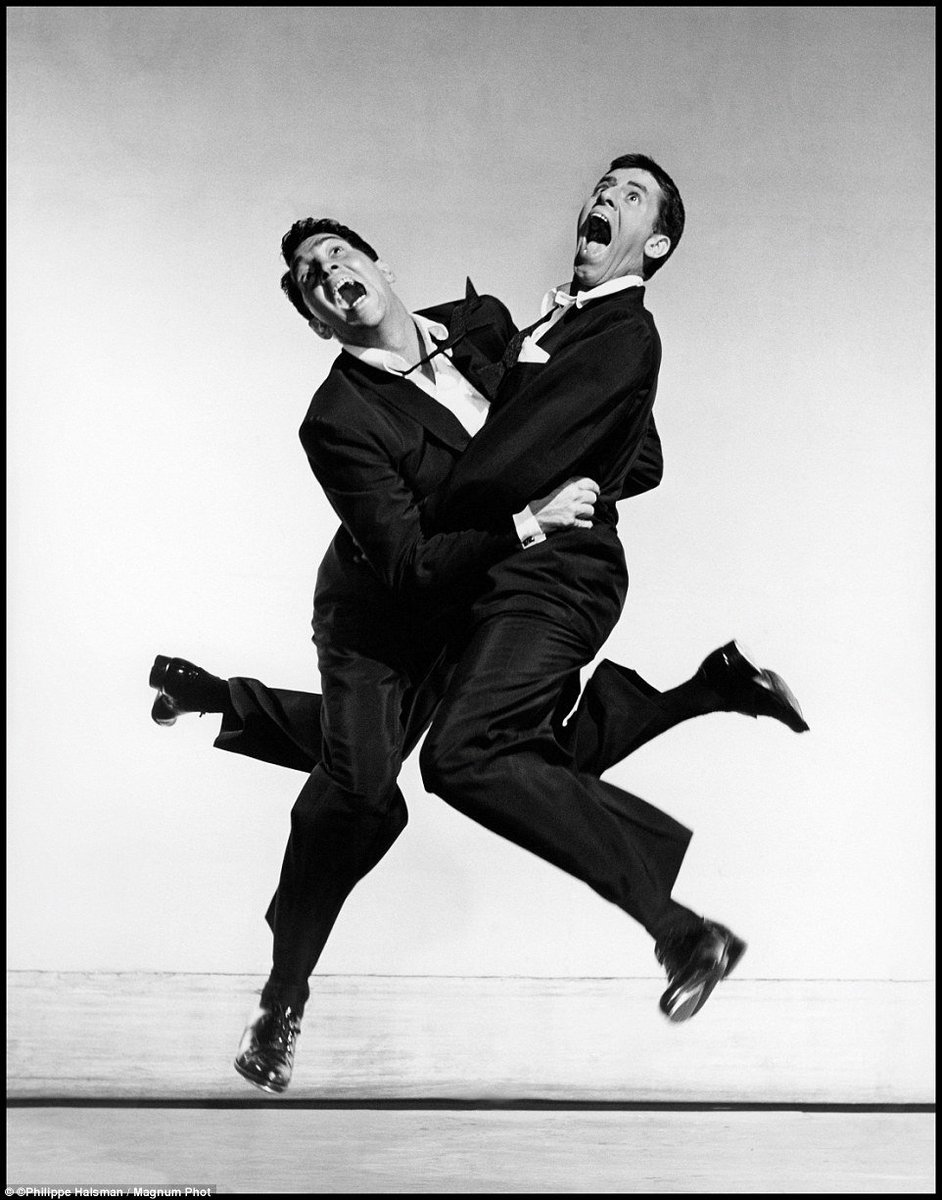 Amazing Historical Photo of Jerry Lewis with Dean Martin in 1959 