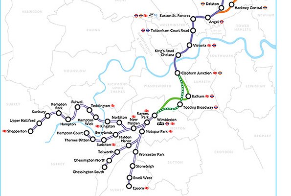 ESHomesProperty's tweet photo. Crossrail 2: everything you need to know about the new north-to-south line #HPmostread https://t.co/zIeAOiP5Mf https://t.co/pqeI0jhEJX