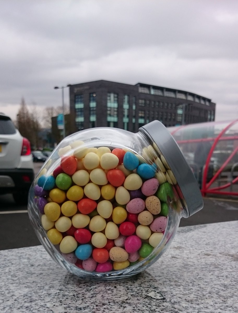 bbcollege's tweet photo. #bbcol-egg comp - win a jar of mini eggs! Reply with your guess of how many are in the jar and the nearest wins :) https://t.co/hRuKN1fxIS