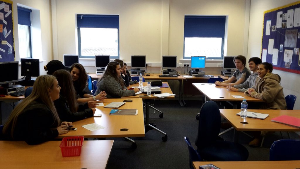 LawCHS1's tweet photo. Bail hearing taking place during Year 12 Law lesson. Well done Magistrates on a sound decision... https://t.co/h7qdYqBYQn
