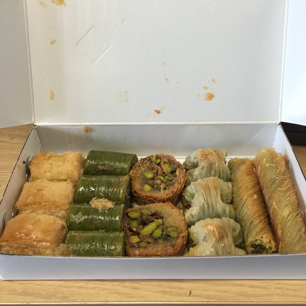 NMSCollMan's tweet photo. Sweet treats in collections management this morning - thanks to @shazhussain93 #MuseumTrainee https://t.co/MGguaWBecX