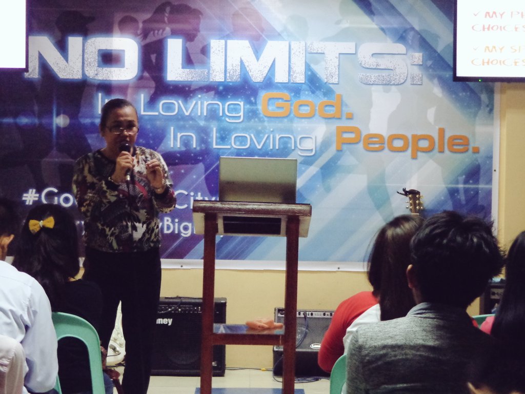 GraceOfGodCC's tweet photo. "Maging ambisyoso! -- have goals, Aim higher, Go for it!" - Ps. Irma Antolin
#GGCCYouthService https://t.co/nOdatzFccE