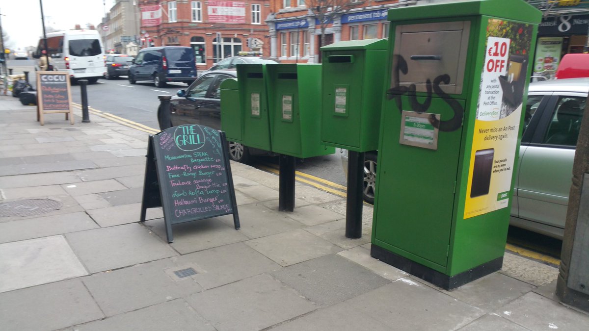 mrg2k8's tweet photo. Still green on my street #anpost https://t.co/meD8JQ7V1x