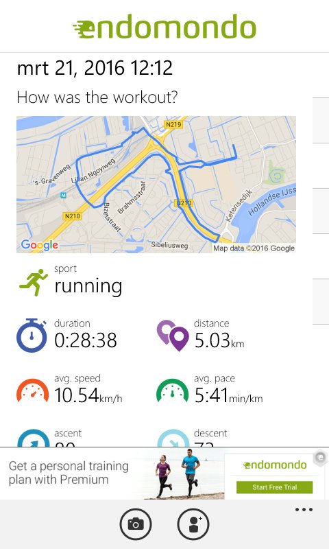 Dat waren weer wat calorietjes.