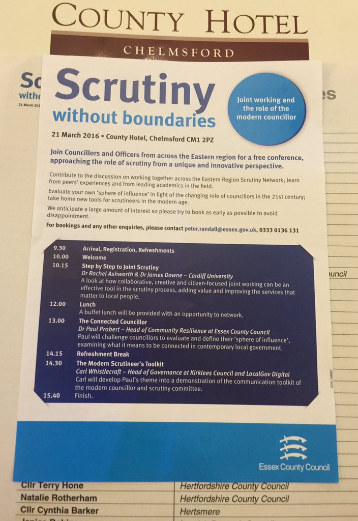 cynthiabarker24's tweet photo. @ Scrutiny Conference with 25 Authorities looking @ Steps to Joint Scrutiny
@ECC_DemSer @#ScrutinyWB https://t.co/alw9kDfDbU