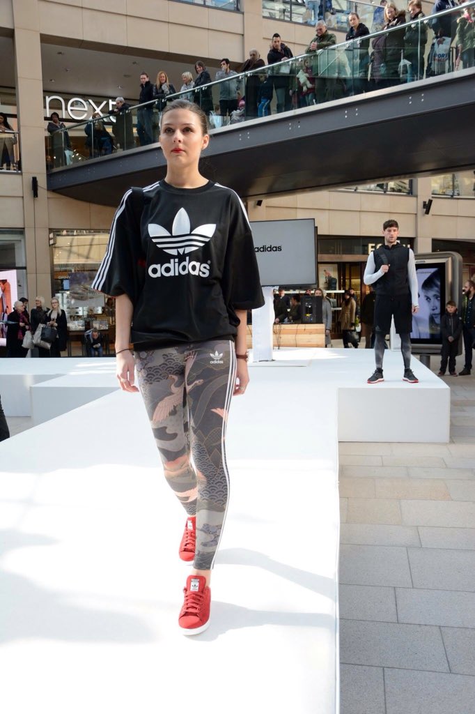 JessicaGibbon0's tweet photo. Me on the #Runway @TrinityLeeds #modelling @adidasUK #fashion #leeds #Sheffield #Yorkshire https://t.co/aVaUoseUxb
