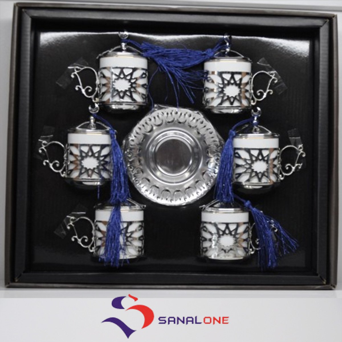 Gümüş Renkli Kahve Takımı #Fincanseti
 goo.gl/JosLV9
 #türkkahvesi #fincantakımı #sanalone #kahvetakımı