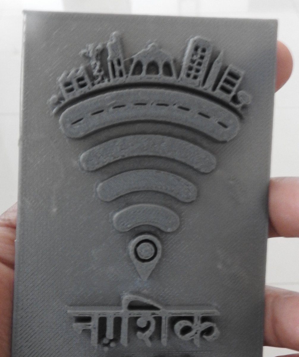 makersadda's tweet photo. #imaginariumindia first test 3D print, Desktop 3D Printer available soon #nashik @NashikNews @justnashik @makersadda https://t.co/qS4SHISo7N