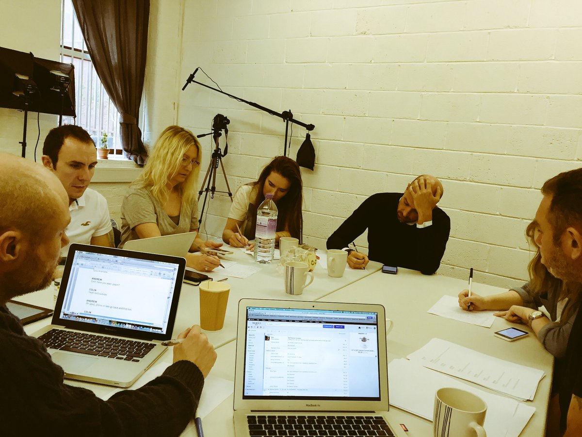 It has begun! Production meeting in full swing for #MaybeDefinitely2...