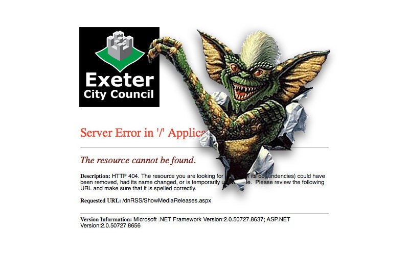 _deface_'s tweet image. Gremlins at work on the @ExeterCouncil website. All news links broken since Friday :-( exeter.gov.uk/people-and-com…
