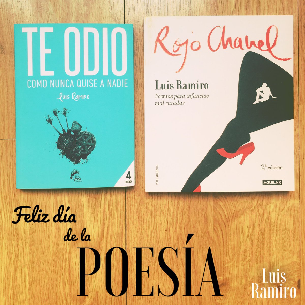 luisramiromusic's tweet photo. No pido demasiado, pido todo,
y "todo" nunca es mucho cuando hay ganas...
#DiaMundialDeLaPoesia https://t.co/xa4bOMRJAj