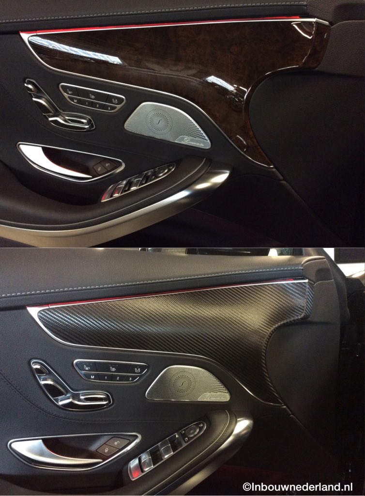 Inbouwnederland's tweet photo. En weer een #dashboard van een #S63AMG Coupe met carbon folie beplakt https://t.co/yIpSiw2q1u