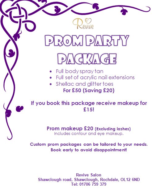 Prom package now available!
