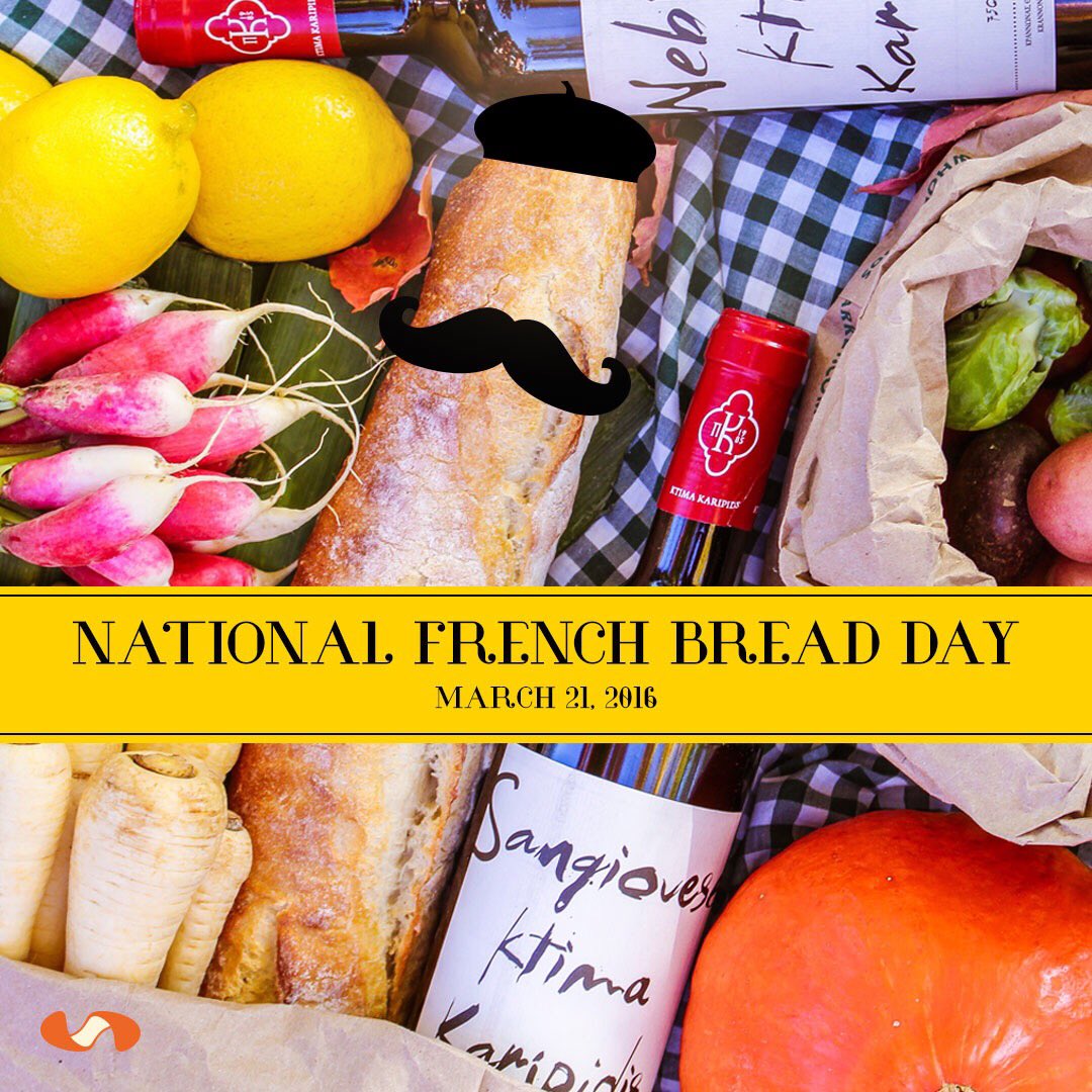 iamorange's tweet photo. Bonjour! It's #NationalFrenchBreadDay! "Marie! The baguettes! Hurry up!"

#french #bread #baguette #graphicdesign https://t.co/lk4xyxLICJ