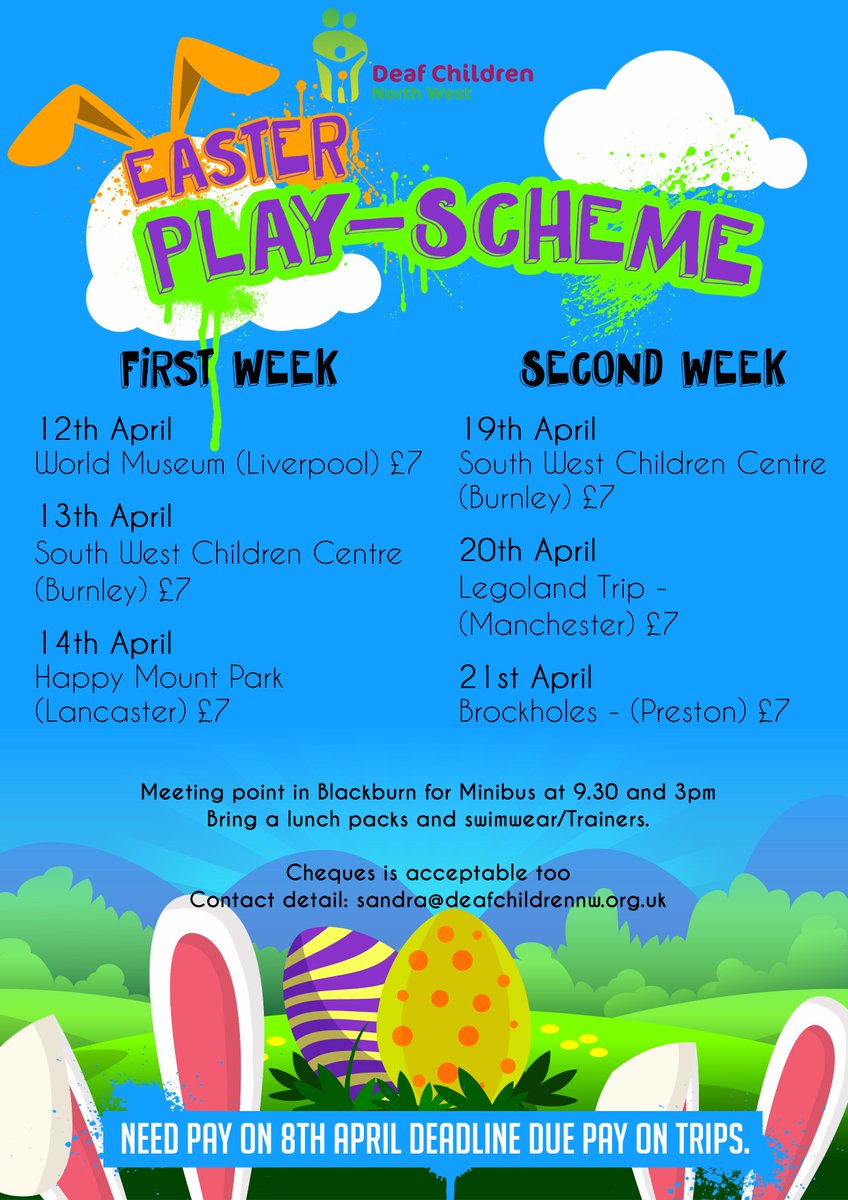 DeafChildrenNW's tweet photo. Easter Playscheme https://t.co/txZiwNIIA2