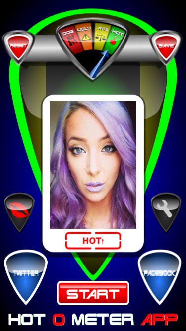 HOTOMETER's tweet photo. The #HOTOMETER photo scanning app has spoken! @Jenna_Marbles https://t.co/P7RTeoBb3Z