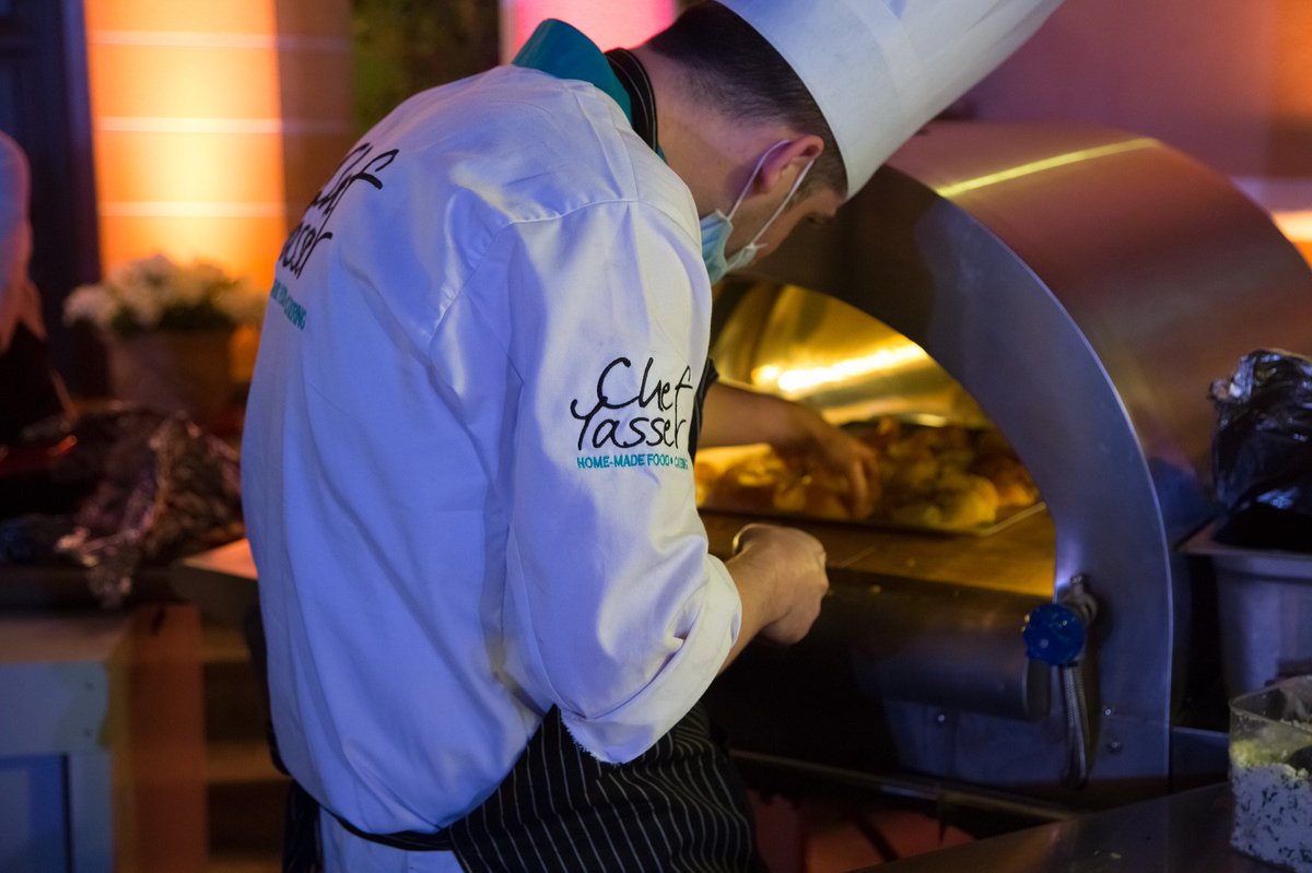 Chefyasser_UAE's tweet photo. #LiveCooking during catering events is a must for Chef Yasser! #whatscookinguae #everydayanewtaste https://t.co/lc7KRhRx4g