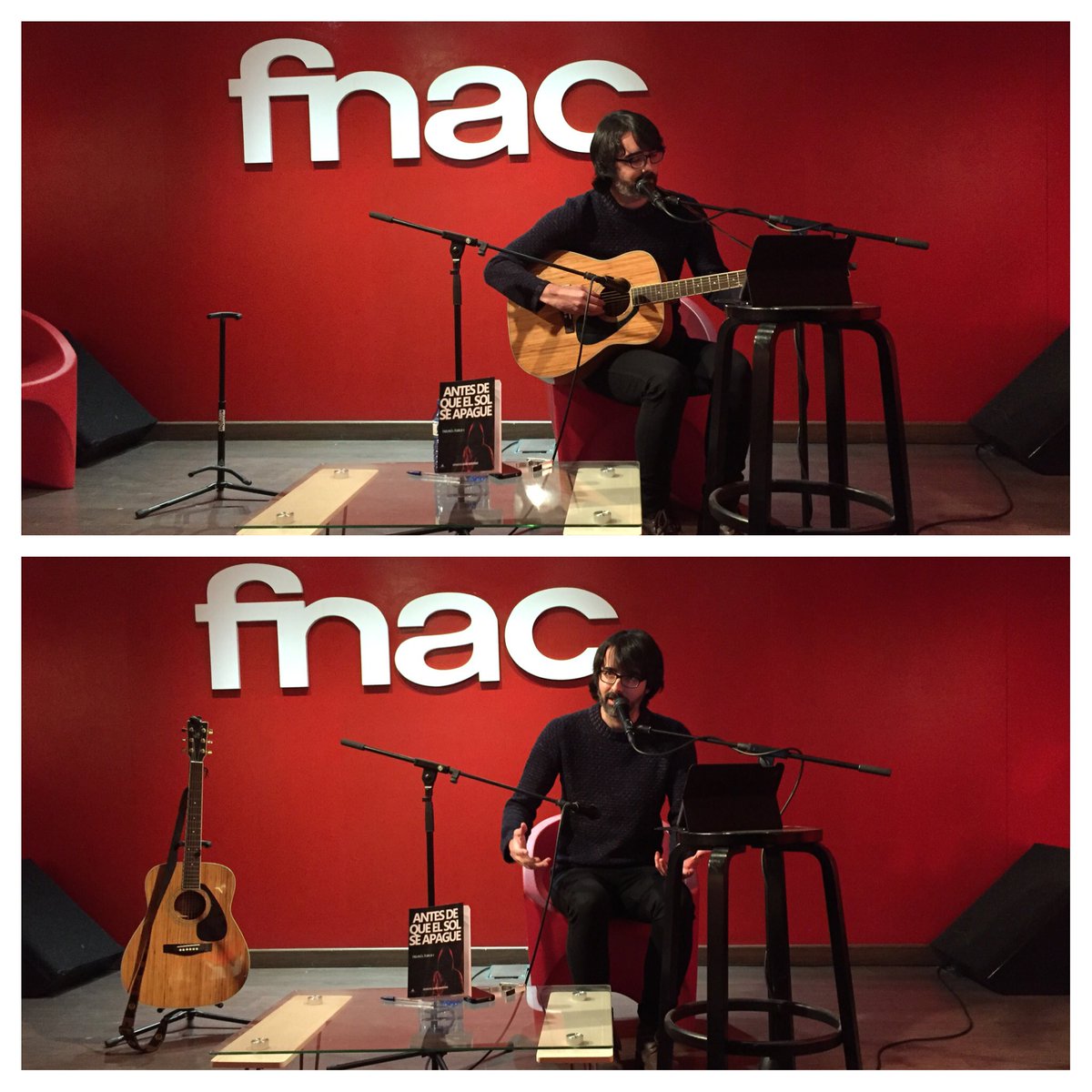 TrilogiaIndigo's tweet photo. Gracias a todos los q vinisteis a la presentación d #Antesdequeelsolseapague n @Fnac Callao! + ejemplares n tienda! https://t.co/vYWoBXQ2eF