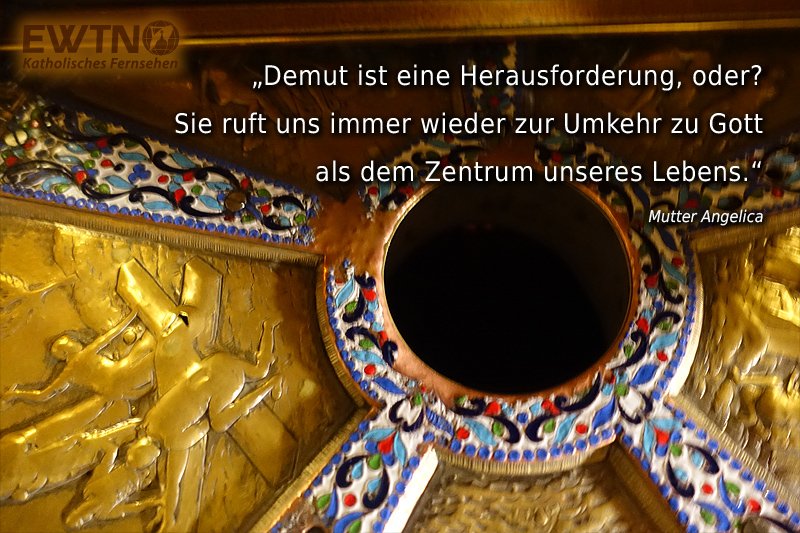 ewtnDE's tweet photo. Der neue #Montagsgedanke von Mutter Angelica!
#Demut #Umkehr #Gott #Leben #EWTN https://t.co/q9eyVaLa7b