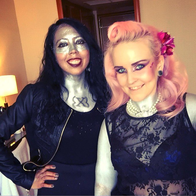 Berlin buddies reunited! onwards to IAMX Athens! This isn't tonight's outfit btw! #IAMX #IAMXvictims<a href="/tag/iamx"class="tags"><span>#iamx</span></a><a href="/tag/iamxvictims"class="tags"><span>#iamxvictims</span></a>