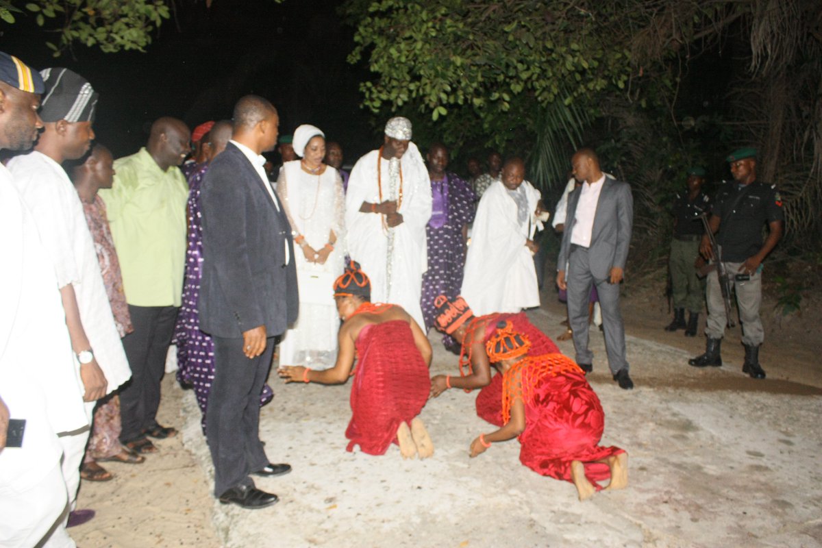 la_campagne's tweet photo. The welcoming activities of the Ooni of Ife to LaCampagne Beach Resort,Lagos. https://t.co/Ap7sz5wwIl