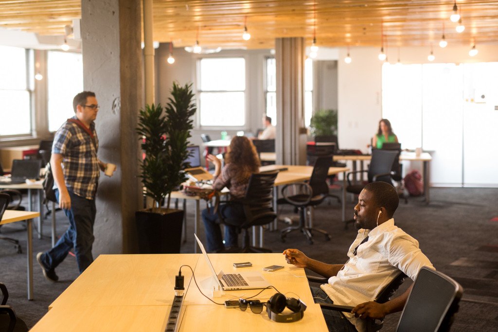 SAReport's tweet photo. SA tech industry is ripe, "it’s where Austin was 10 years ago” and it's downtown @Geekdom https://t.co/V39EXXa3iY https://t.co/SIugDANDdf