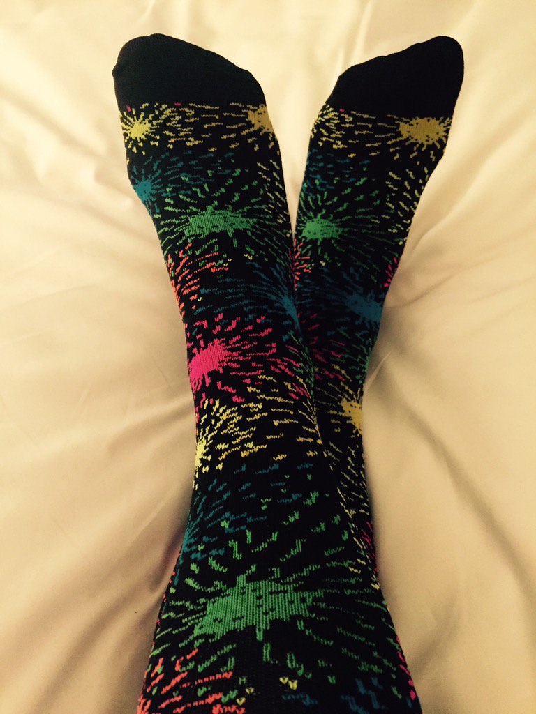jackiedoak's tweet photo. Rocking firework socks to raise awareness #downsyndrome #RYSCayman #WorldDownSyndromeDay how about u @RobinMeade https://t.co/bUwKs6LxJu