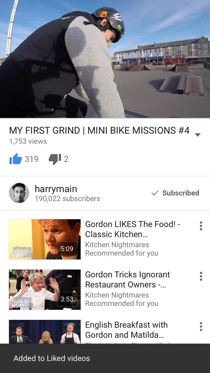 ConnorMcCowat_'s tweet photo. @Harrymainbmx I guess liking the video did work..hmm https://t.co/wEzclhMgK3