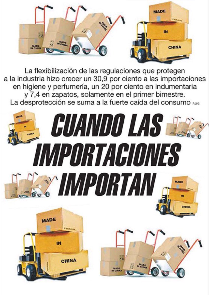 wadodecorrido's tweet photo. Abren importaciones, cierran fabricas, se pierden trabajos. Esto es lo que nos preocupa: https://t.co/Ghe2AzTldc https://t.co/I6DM9B7BIz