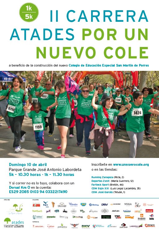 Todavía no te has apuntado a la II Carrera de @ATADES_ #porunnuevocole?zaforsa.es/esp/detallenot…