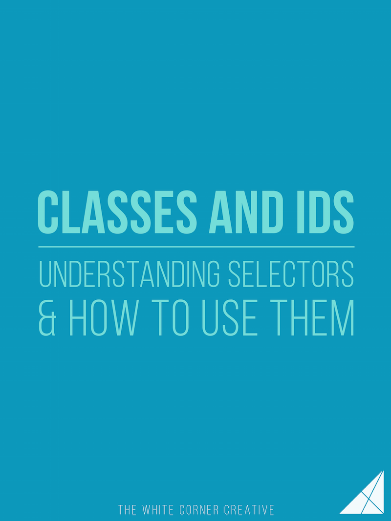 melissacadesign's tweet photo. Classes & IDs - Understanding Selectors & How to Use Them - on the blog today. https://t.co/1kfSgG9EcV #DIYwebdesign https://t.co/ZT7mg4NEyO