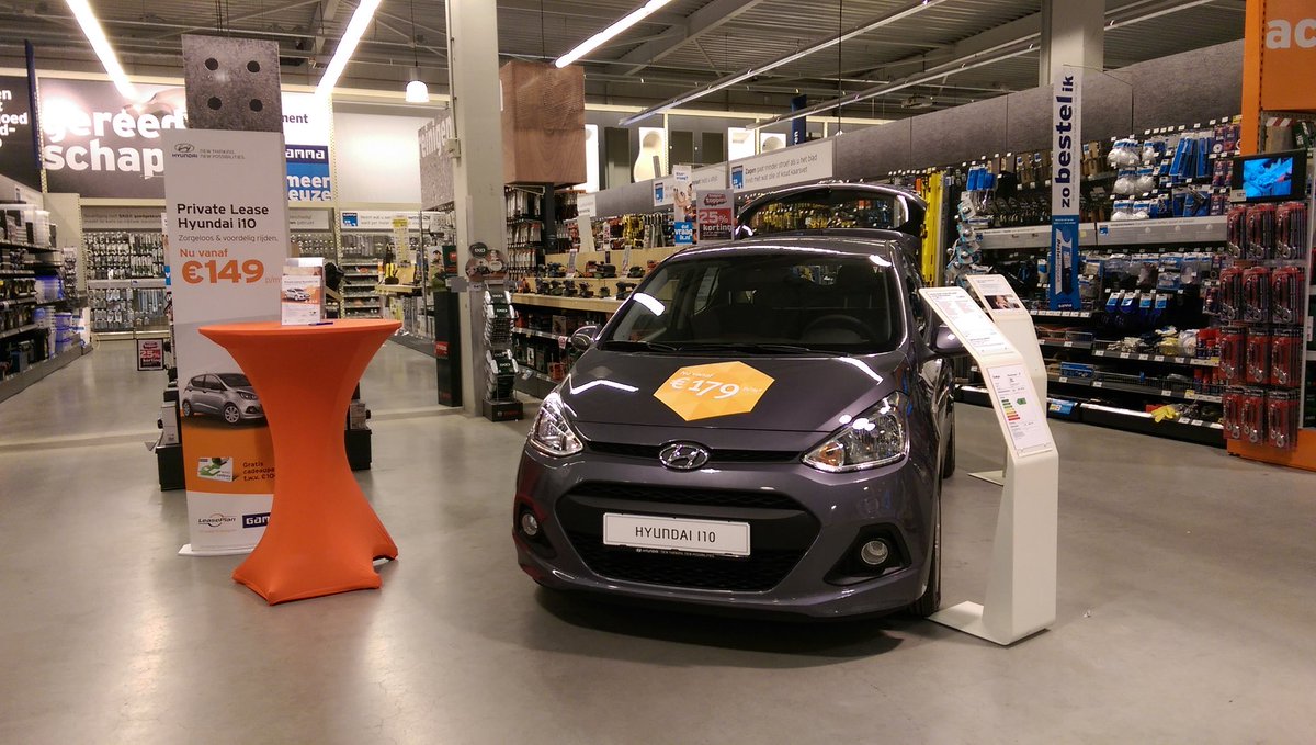 Rijd zorgeloos en voordelig een nieuwe Hyundai i10 vanaf €149,-p/m* gamma.nl/leaseplan @LeasePlanNL
