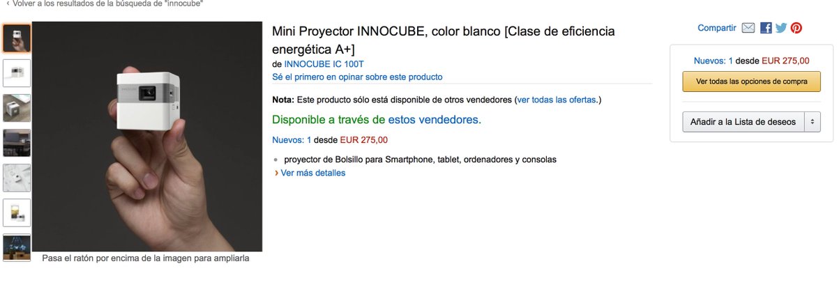 InnocubeSpain's tweet photo. Sois de los que compran en #Amazon ? Por alli tambien podeis adquirir nuestro #innocube https://t.co/DWfvoimJsH https://t.co/AqNCNSUynE