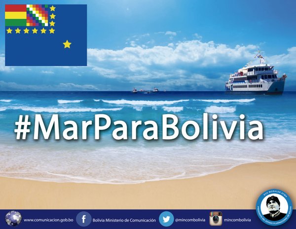 PaolaPteleSUR's tweet photo. #Bolivia Gran Tuitazo Mundial este Miércoles de 10:00 a 12:00 hrs! #MarParaBolivia  Te sumas? https://t.co/yPxeKbAHYw