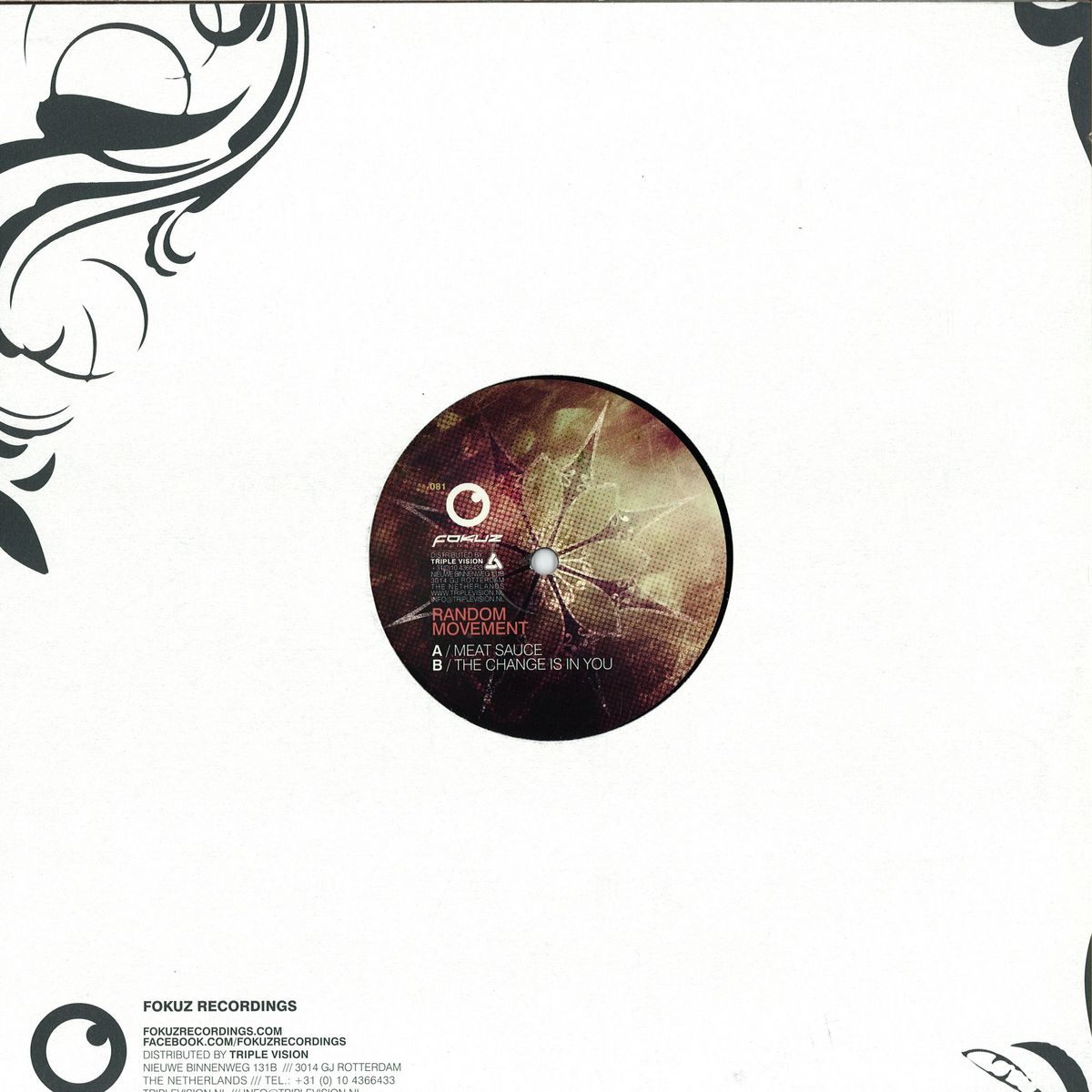 MusicamRecords's tweet image. Fokuz 81 - Random Movement - Meat Sauce (12'') - Vinyl #FokuzRecordings #RandomMovement musicamrecords.com