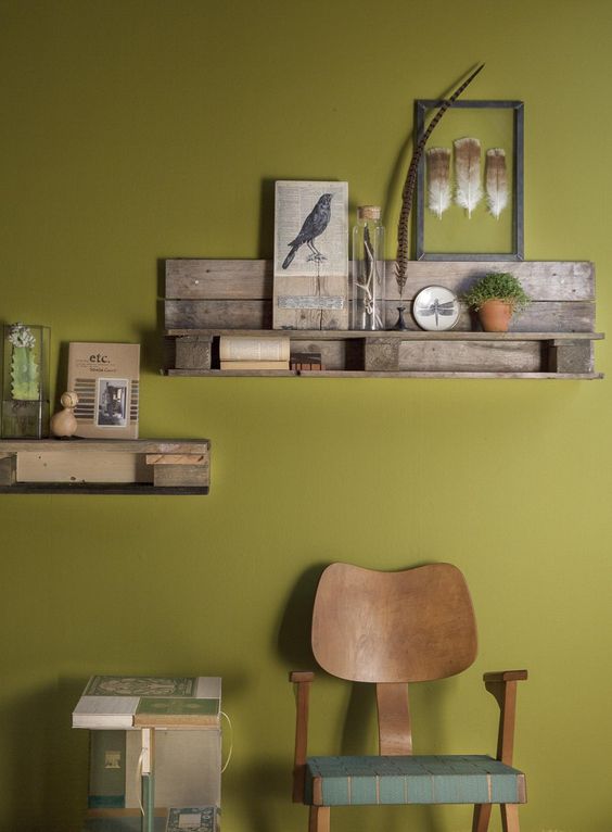 Esther Canisius Na Twitteru Stuk Van Een Pallet Als Decoratief Element Op N Prachtig Olijfgroene Muur Interieur Inspiratie Via Vt Wonen Https T Co Qrbsxuvkfy