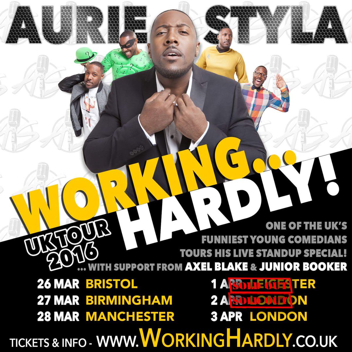 LOOKING FORWARD TO SEEING OUR BOY <a href="/AurieStyla/">Aurie Styla</a> LIVE IN LONDON NEXT WEEK! WE GOT THAT SNIPER POSE READY YOU KNOW! 👉 👈