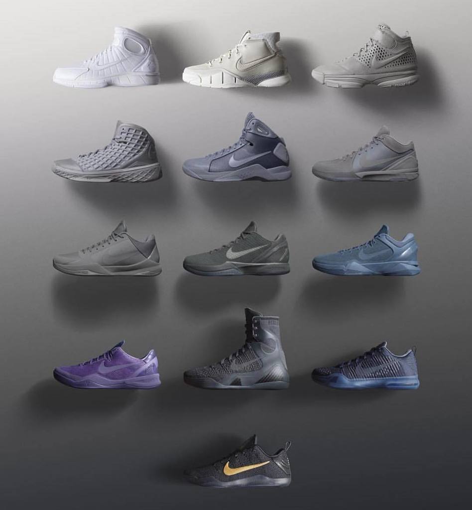kicksonfire's tweet photo. Nike just unveiled the Black Mamba Pack that celebrates Kobe's legacy. The pack launches tomorrow with the Huarache… https://t.co/HN0Xmlx8KY
