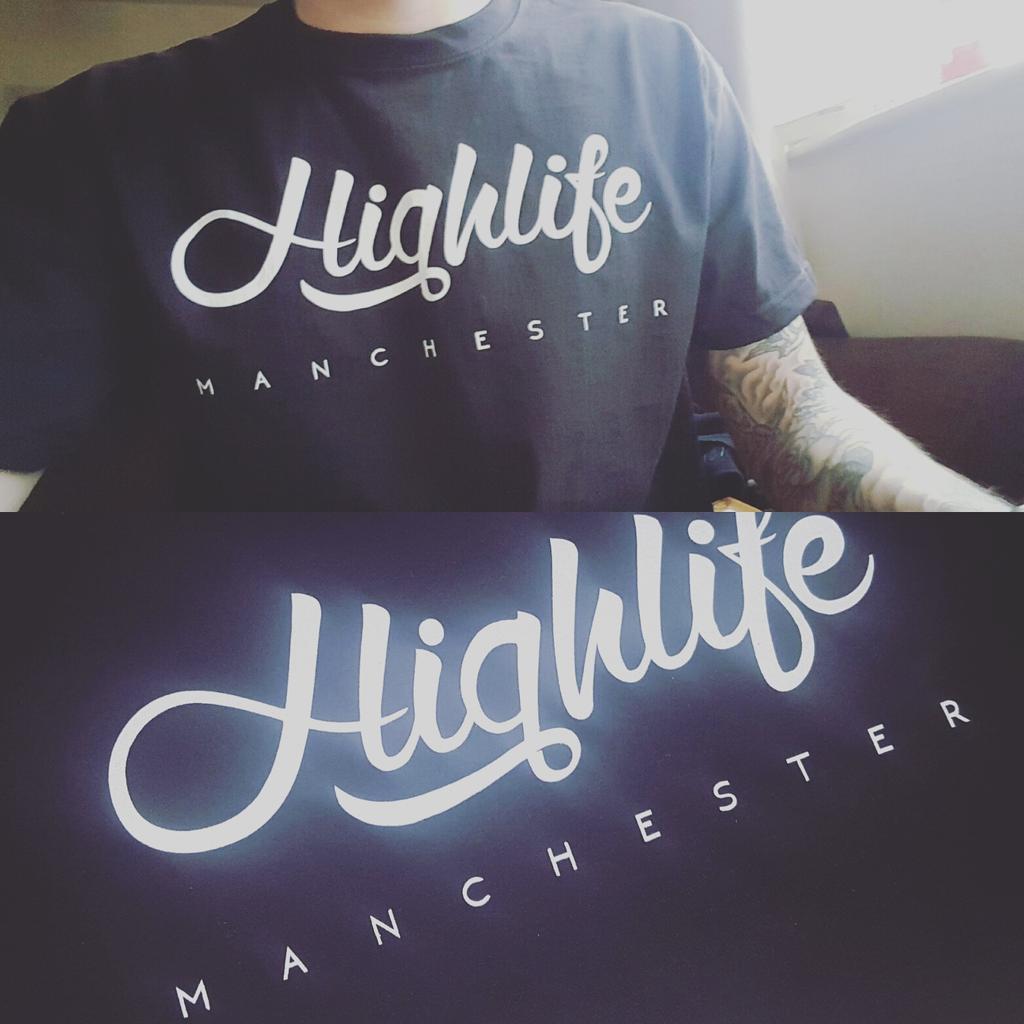 HighLifeMcr's tweet photo. #Highlifemanchester Black tee shirts now available! #highlife #highlifemcr #manchester #black #t #tshirt #clothing https://t.co/jHHUXVmkHx