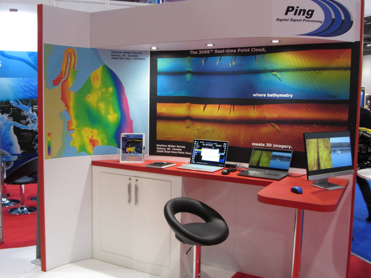 DrKraeutner's tweet photo. pops phoned to tell me his science is cooler than mine. I mean, their images are pretty #bathymetry #pingDSP #OI2016 https://t.co/9tkW8MmHLA