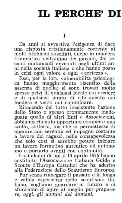 ScoutFSE_Italia's tweet photo. LEGGETE e fate leggere per i #40annifse: perché siamo nati https://t.co/97929L0GVv #scout #cattolici #giovani https://t.co/LLfTaDILkd