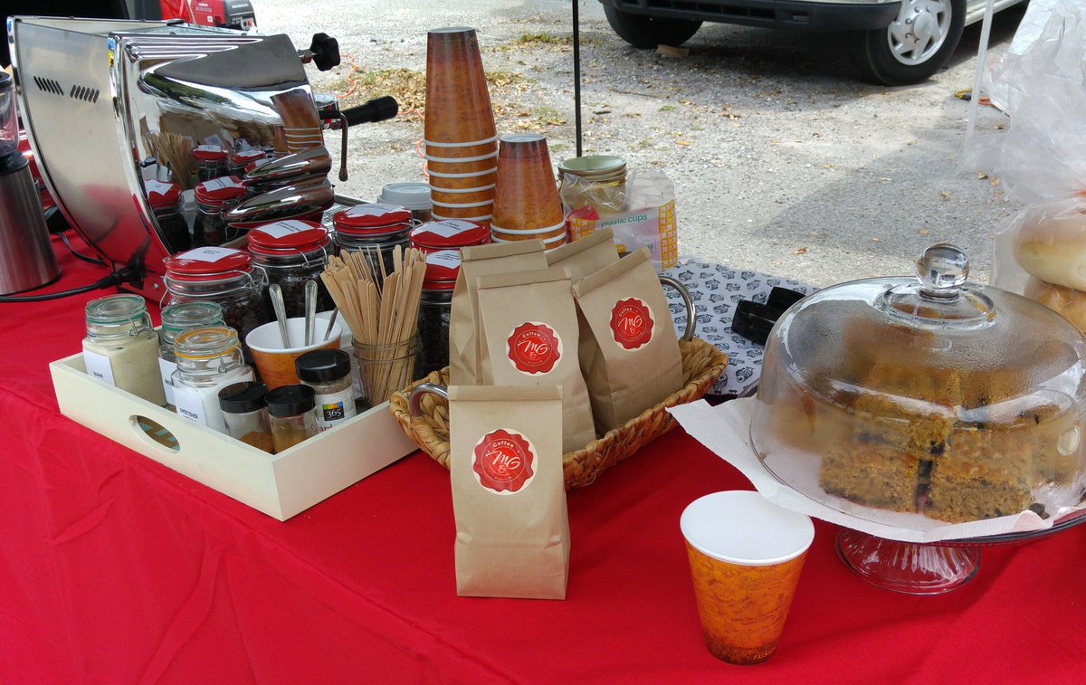 MGCoffeeBeyond's tweet photo. Fresh #coffee on Saturdays at the Southwest Community Market #farmersmarket  #freshroasted  #organicbeans #mgcoffee https://t.co/FGFiuWoUFk