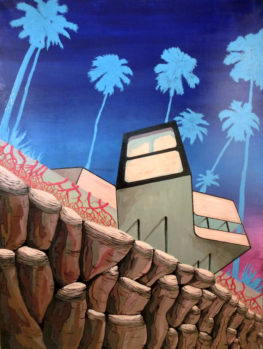 SladeHartwell's tweet photo. Check out this #beautiful #painting by Slade Hartwell
https://t.co/sLcgbIZBx3
#modernhouse #palmtrees  #modernart https://t.co/h4Y5UpiYBM