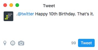 forwardlevel's tweet photo. HBD @Twitter … see image. #10ktwitter https://t.co/lVDUNQtcdm