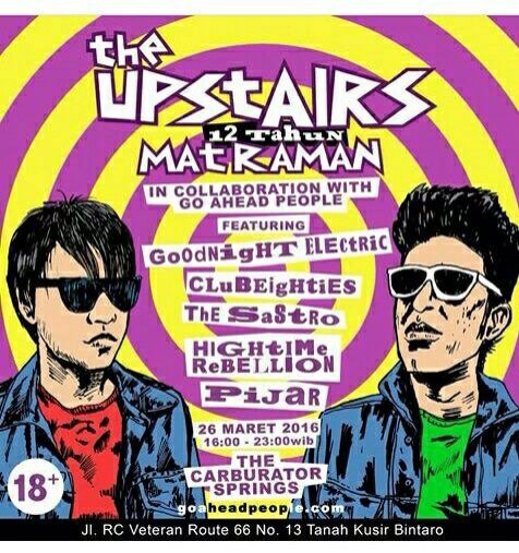 buat kalian yang kangen berat sama The Upstairs ! save the date, #theupstairs12tahunmatraman