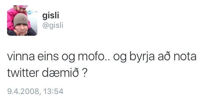 gisli's tweet photo. Ég náði @gisli 2 árum eftir að Twitter fór í gang #Twitter8Years https://t.co/9A9PZYaJab
