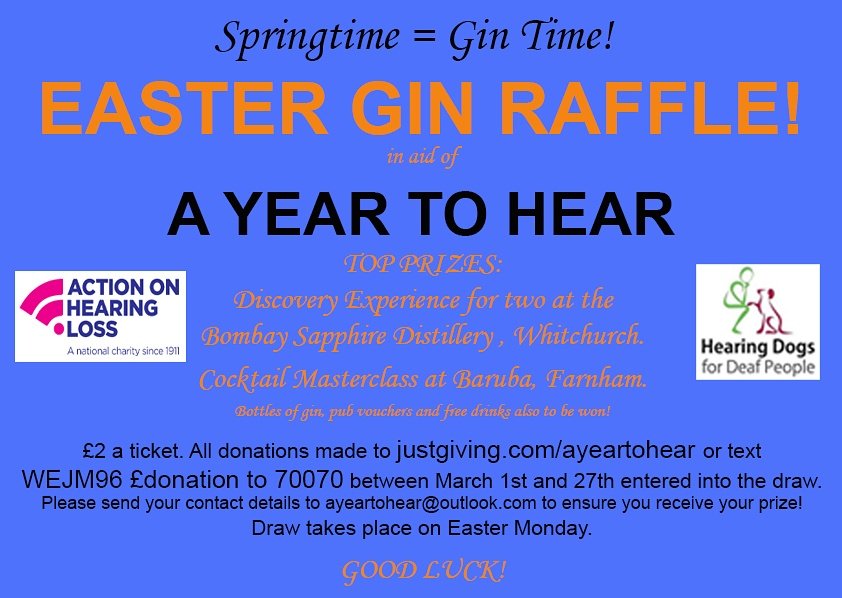 AYear2Hear's tweet photo. Mondays over! It's GIN TIME! Only 6 days left to enter! @themulb @BombaySapphire @CobbettPub @shepandflock https://t.co/I8TMLQsqzM